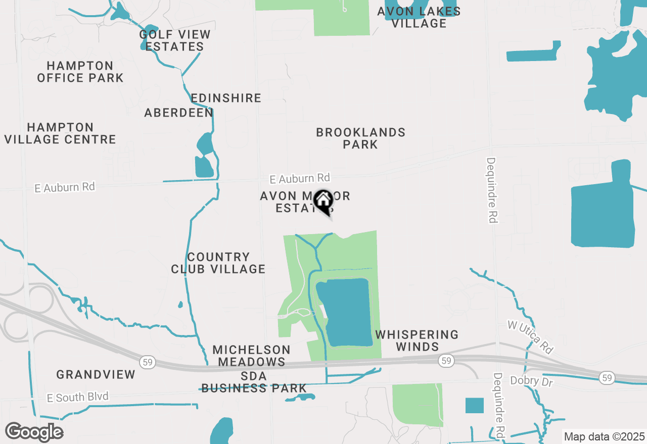 Map of 3282 Avon Manor Road, Rochester Hills, MI 48307
