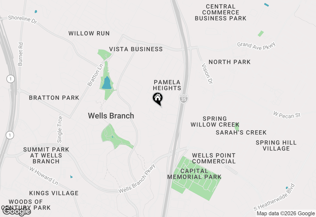 Map of 2011 Ne Crimson Rosella Trl #14, Austin, TX 78728