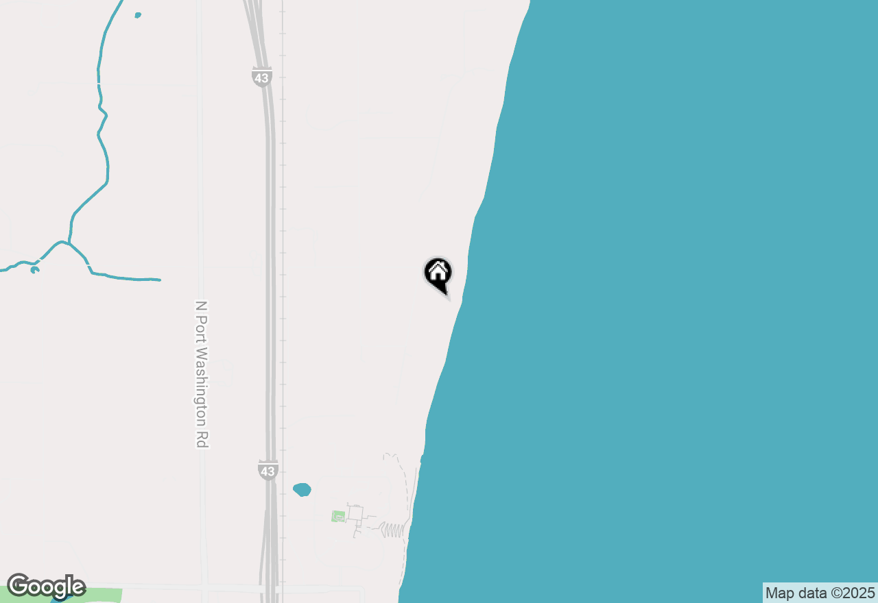 Map of 13480 N Lakewood Dr, Mequon, WI 53097