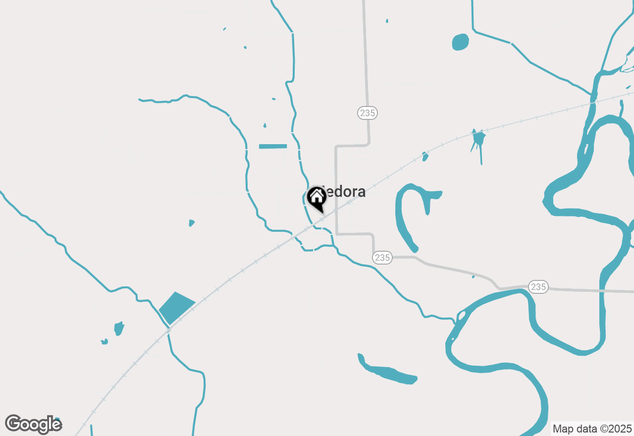 Map of 134 S George Street, Medora, IN 47260