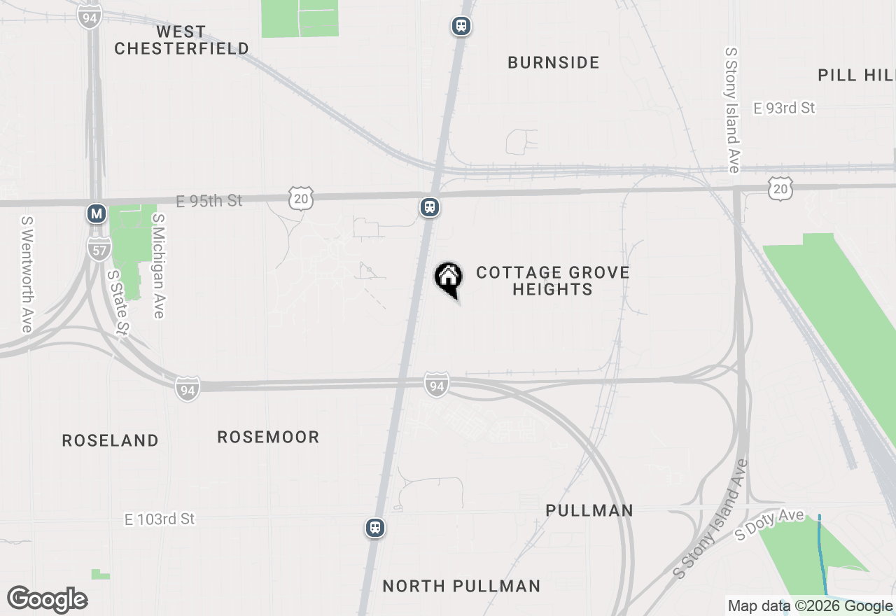 Map of 9755 S Maryland Avenue, Chicago, IL 60628