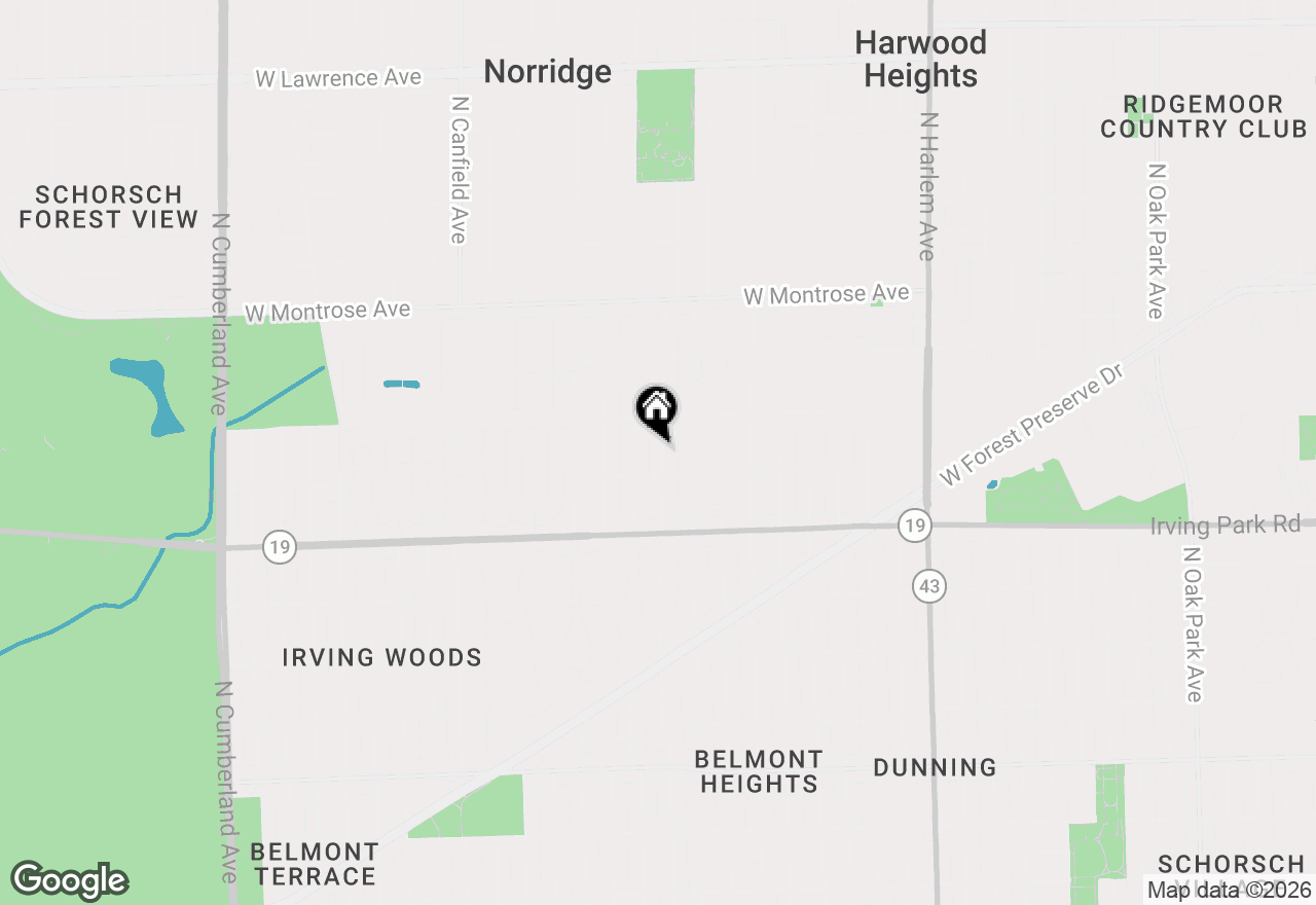 Map of 4120 N Ottawa Avenue, Norridge, IL 60706