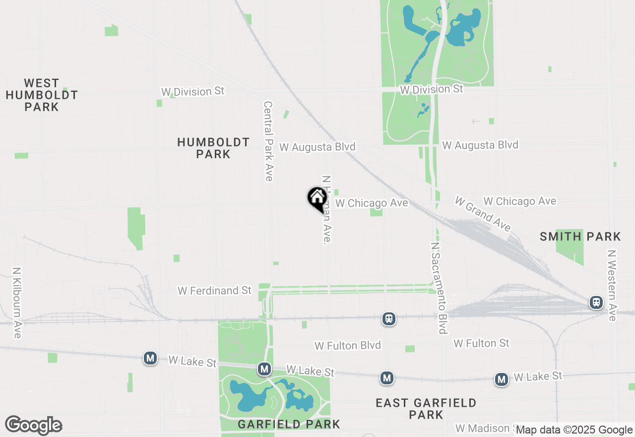 Map of 725 N Trumbull Avenue, Chicago, IL 60624