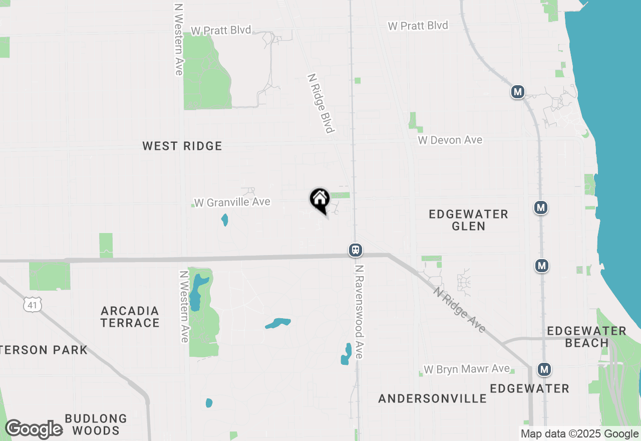 Map of 1920 W Hood Street #2B, Chicago, IL 60660