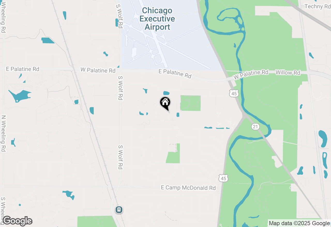 Map of 1451 Cove Drive #199D, Prospect Heights, IL 60070