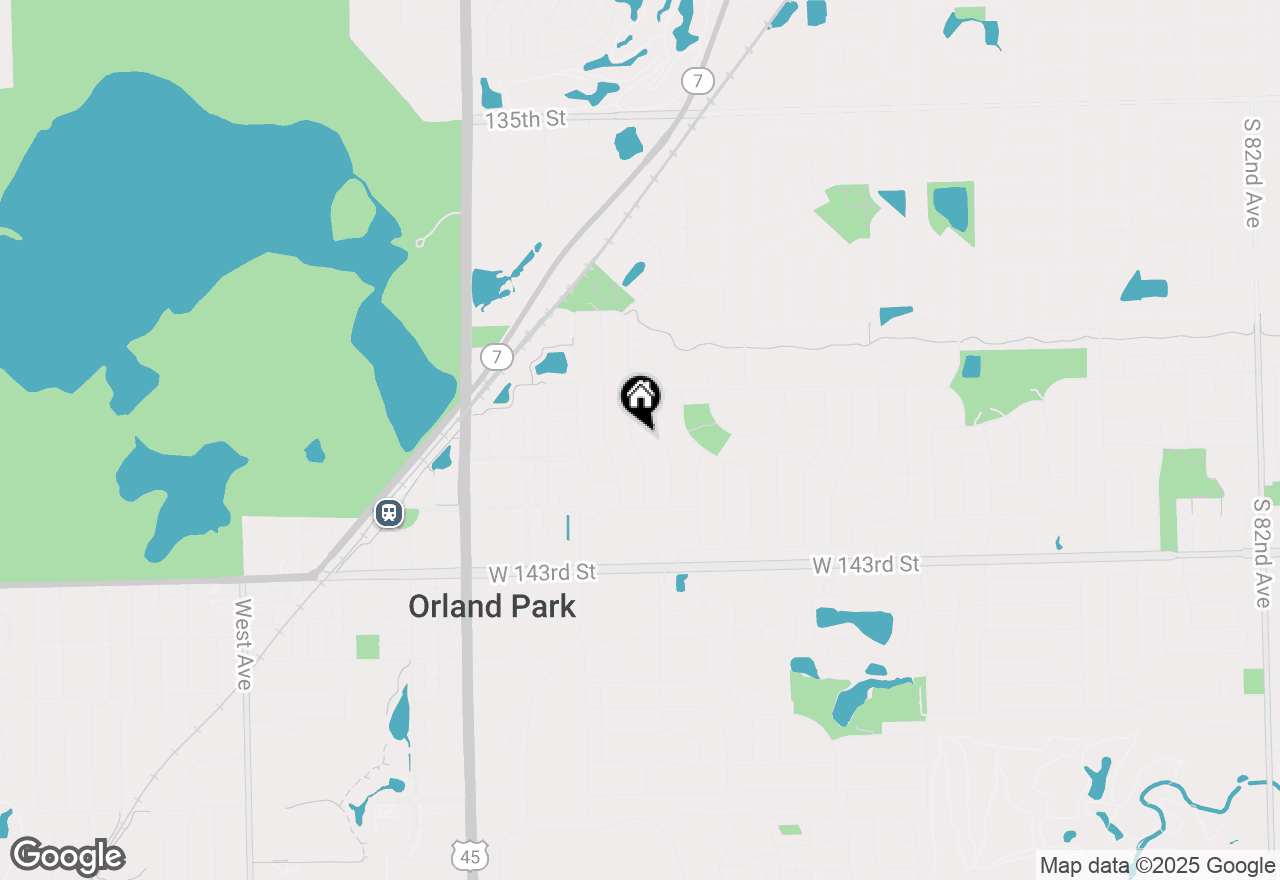 Map of 14037 Catherine Drive, Orland Park, IL 60462