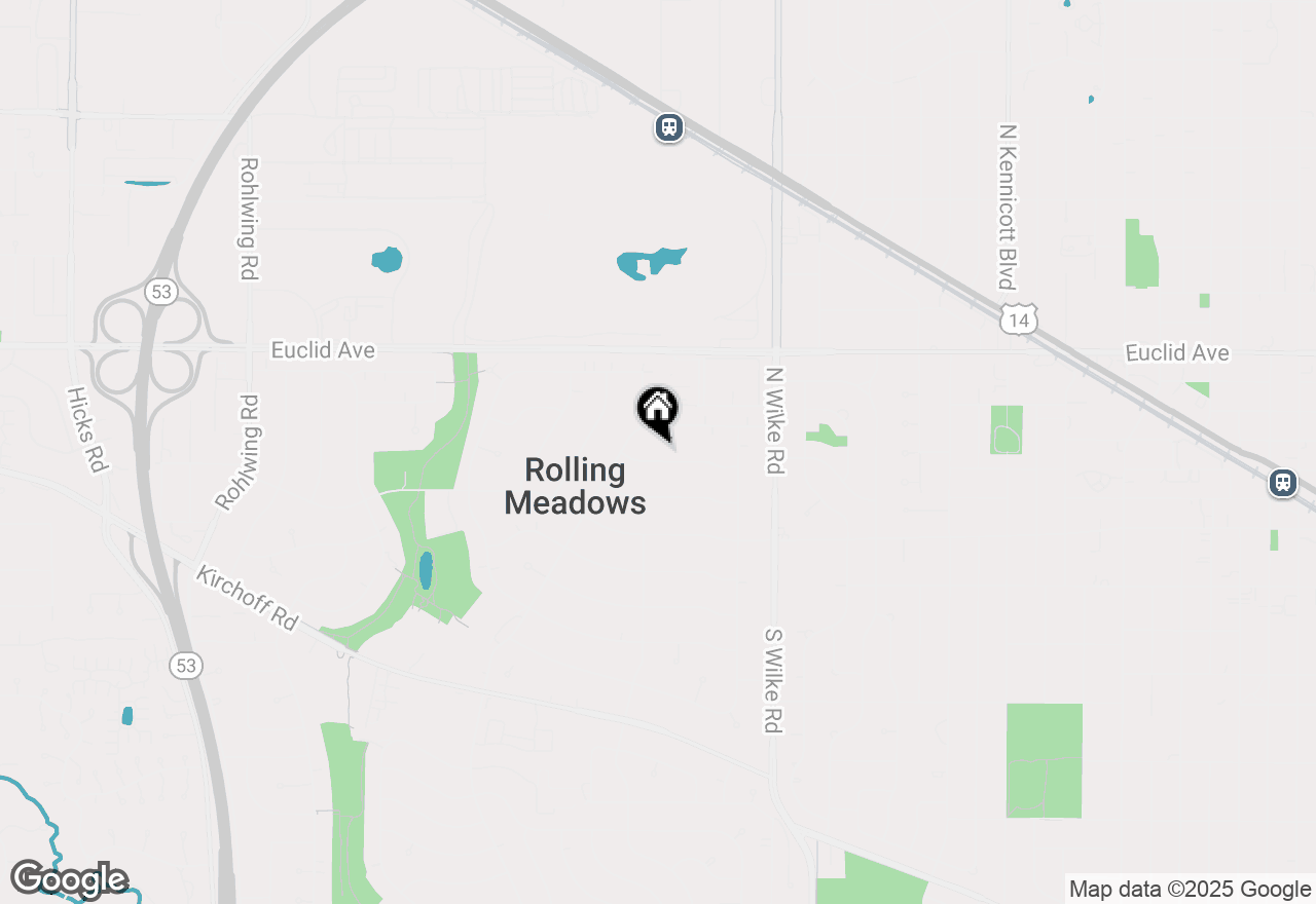 Map of 2310 Eastman Street, Rolling Meadows, IL 60008