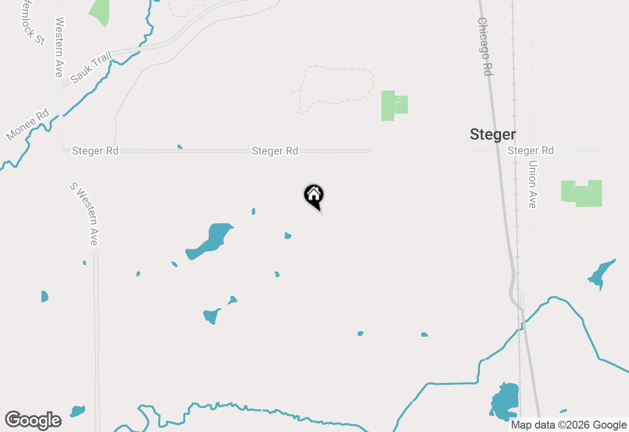Map of 3520 William Street, Steger, IL 60475