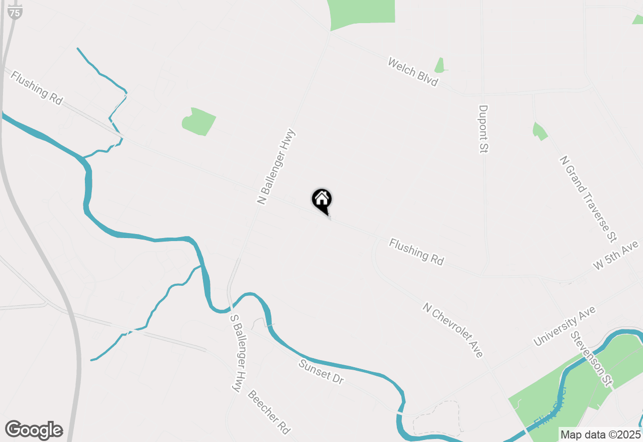 Map of 2536 Orchard Lane, Flint, MI 48504