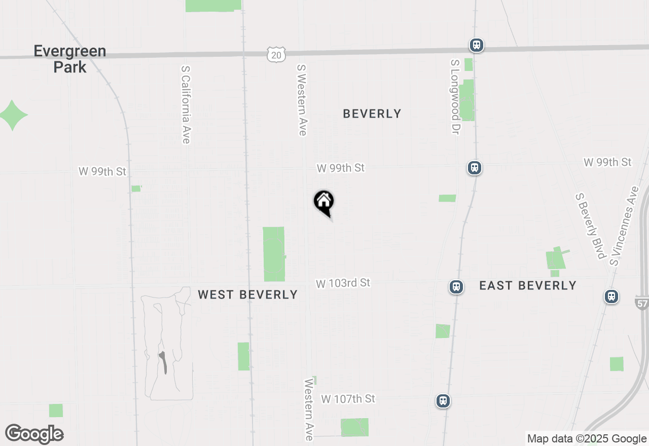 Map of 2320 W 101st Street, Chicago, IL 60643