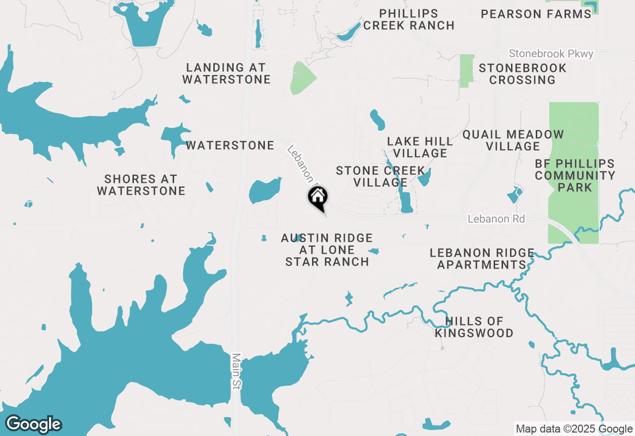 Map of 5074 Statesman Lane, Frisco, TX 75036