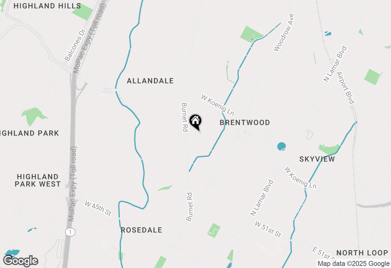 Map of 5507 Clay Ave #2A, Austin, TX 78756