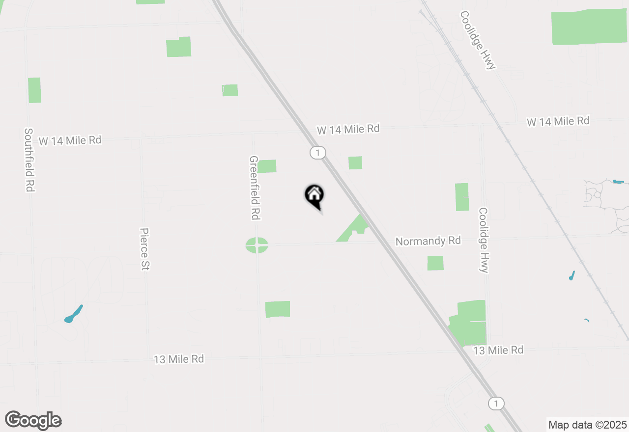 Map of 4168 Seminole Drive, Royal Oak, MI 48073