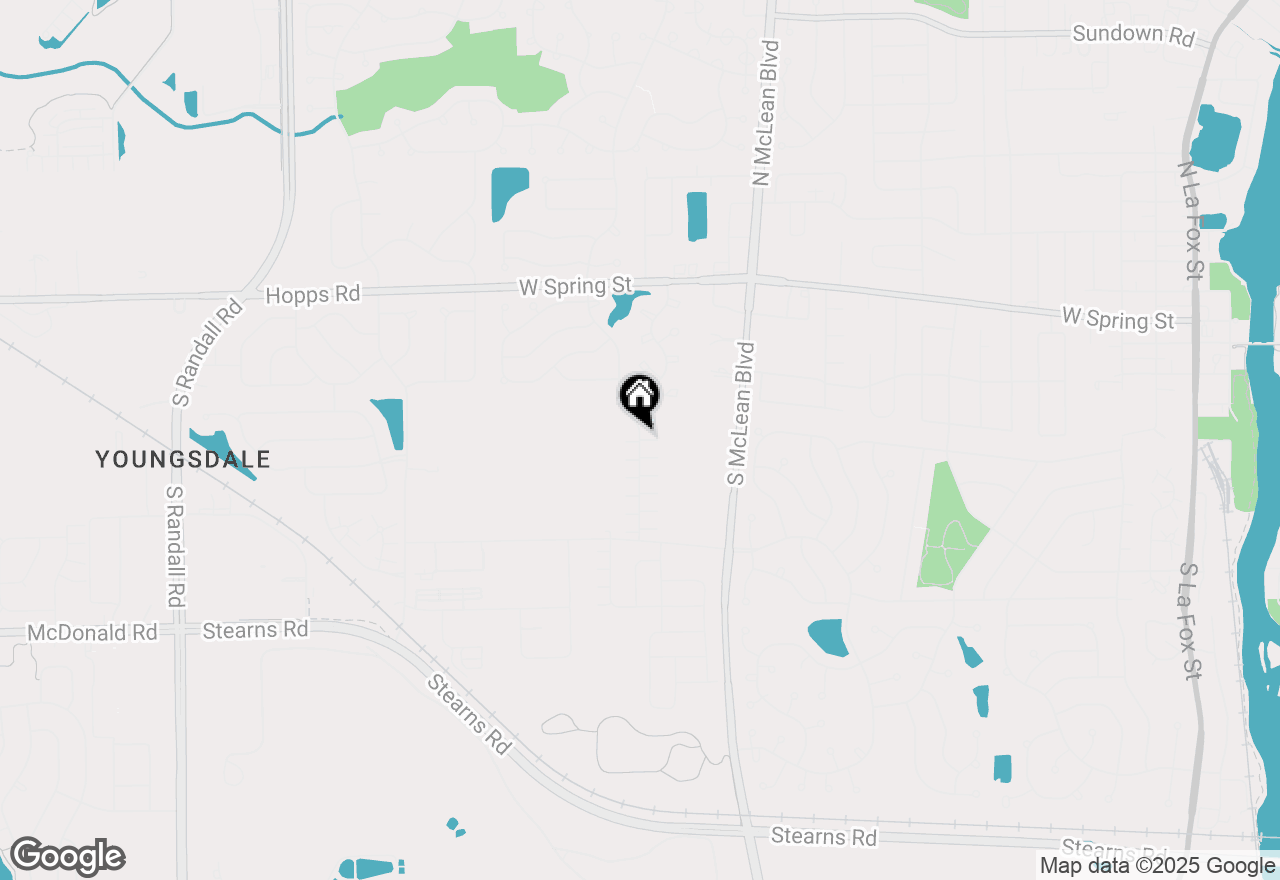 Map of 181 Kingsport Drive, South Elgin, IL 60177