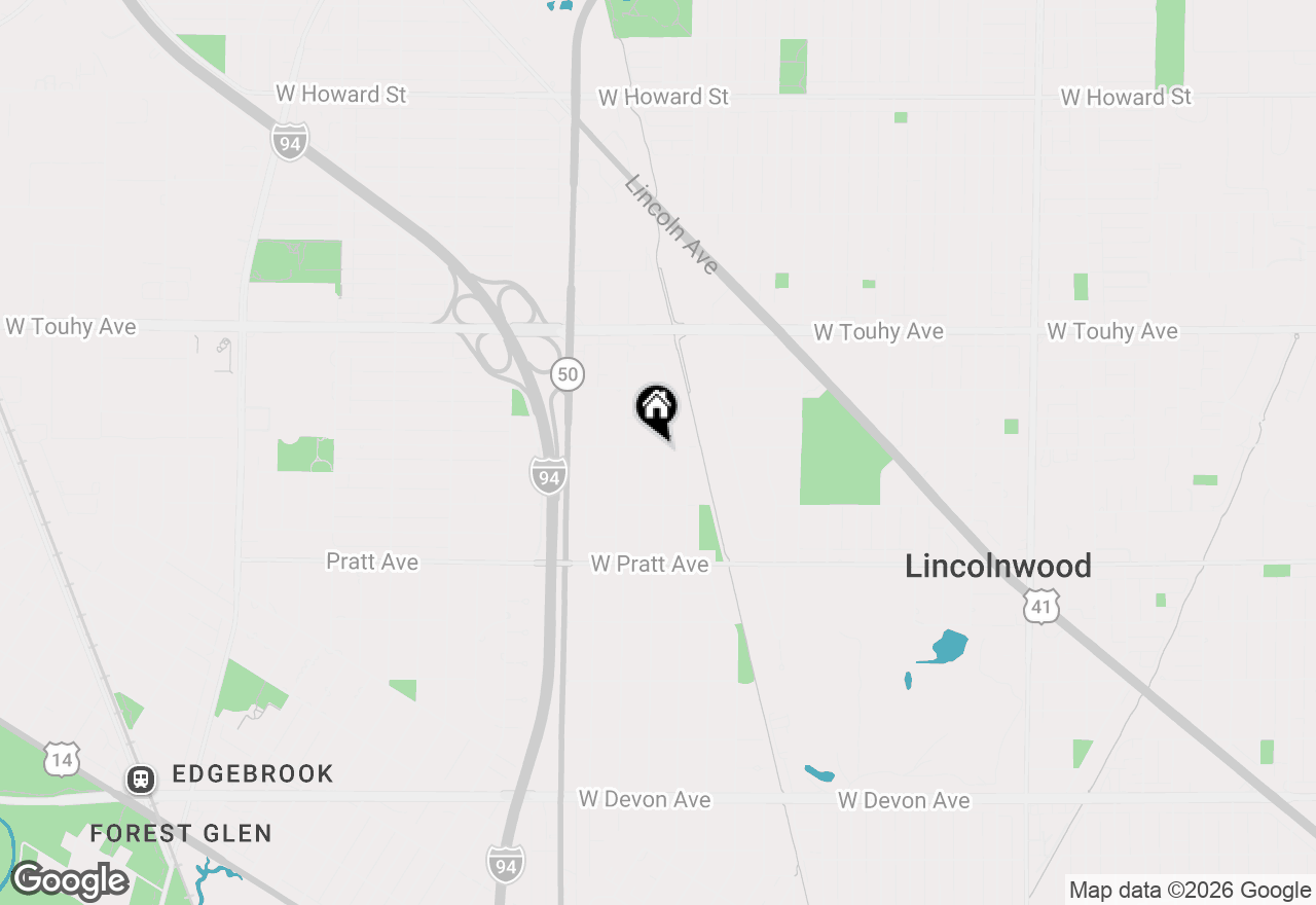 Map of 6956 N Kenton Avenue, Lincolnwood, IL 60712