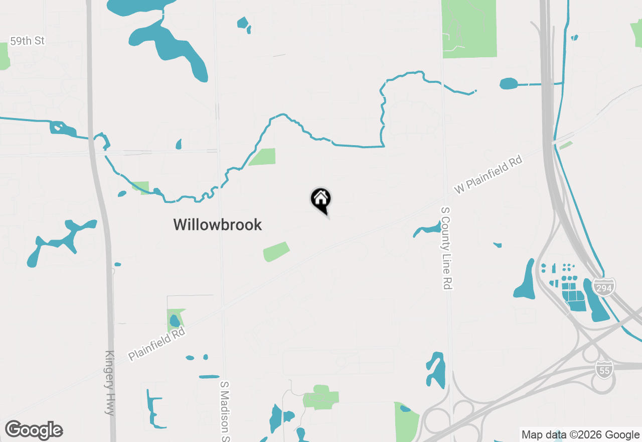 Map of 6530 Chaucer Road, Willowbrook, IL 60527