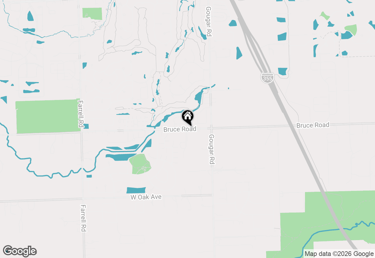 Map of 16125-45 Bruce Road, Lockport, IL 60441