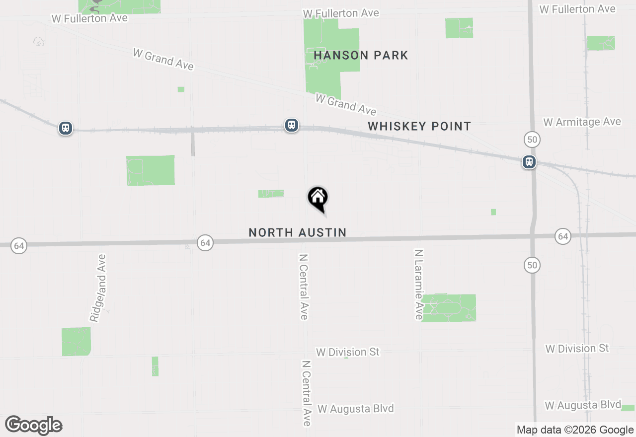 Map of (Address confidential), Chicago, Illinois 60639