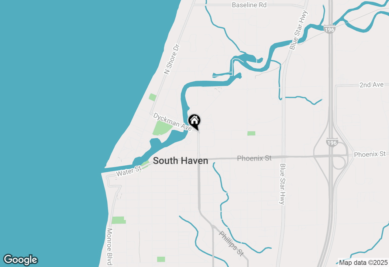 Map of 550 Williams Street, South Haven, MI 49090
