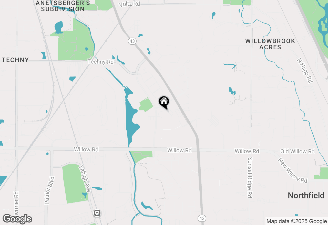 Map of 940 Enfield Drive #4A2, Northbrook, IL 60062