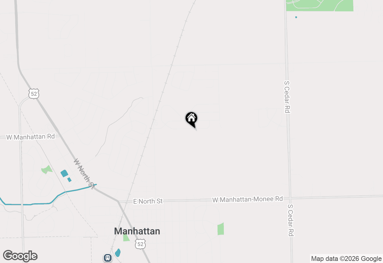 Map of 15063 W Quincy Circle, Manhattan, IL 60442