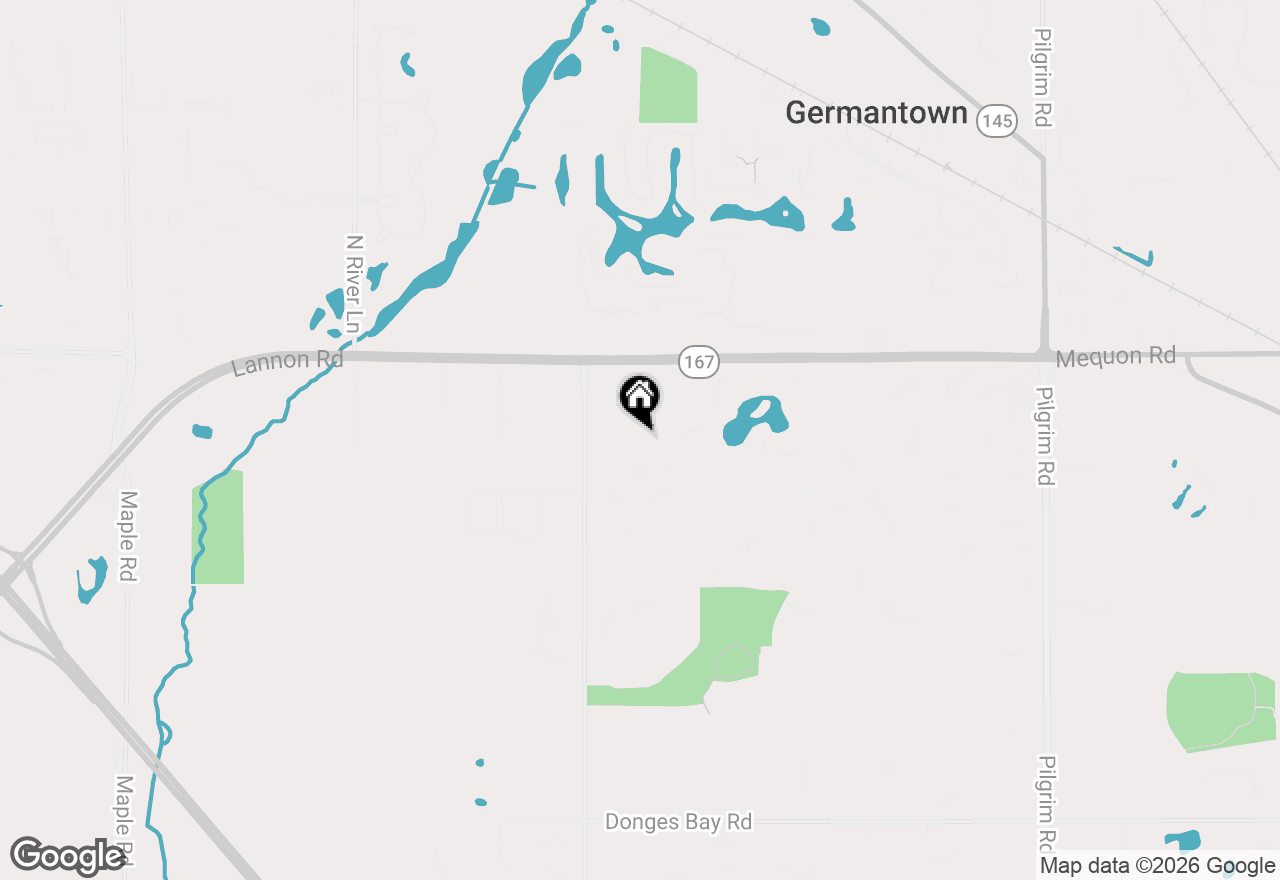 Map of N110W16973 Ashbury Cir #3, Germantown, WI 53022