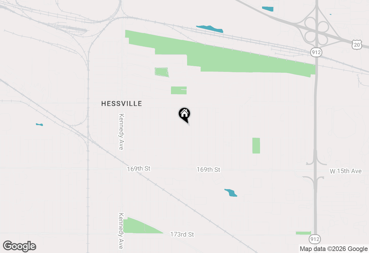 Map of 6622 Parrish Avenue, Hammond, IN 46323