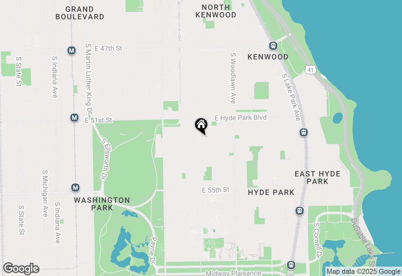 Map of 5200 S Ellis Avenue #609, Chicago, IL 60615