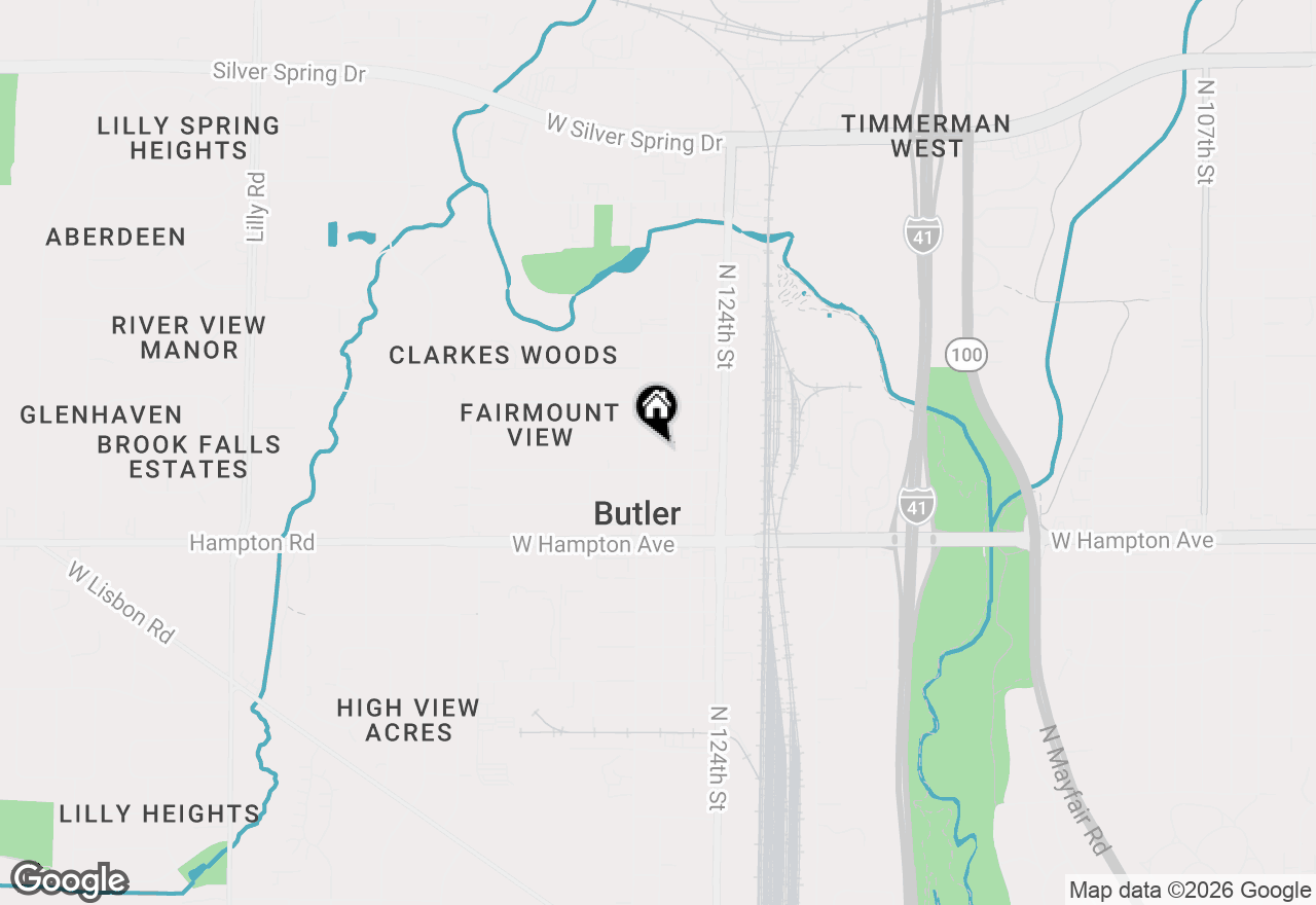 Map of 4973 N 126th St, Butler, WI 53007