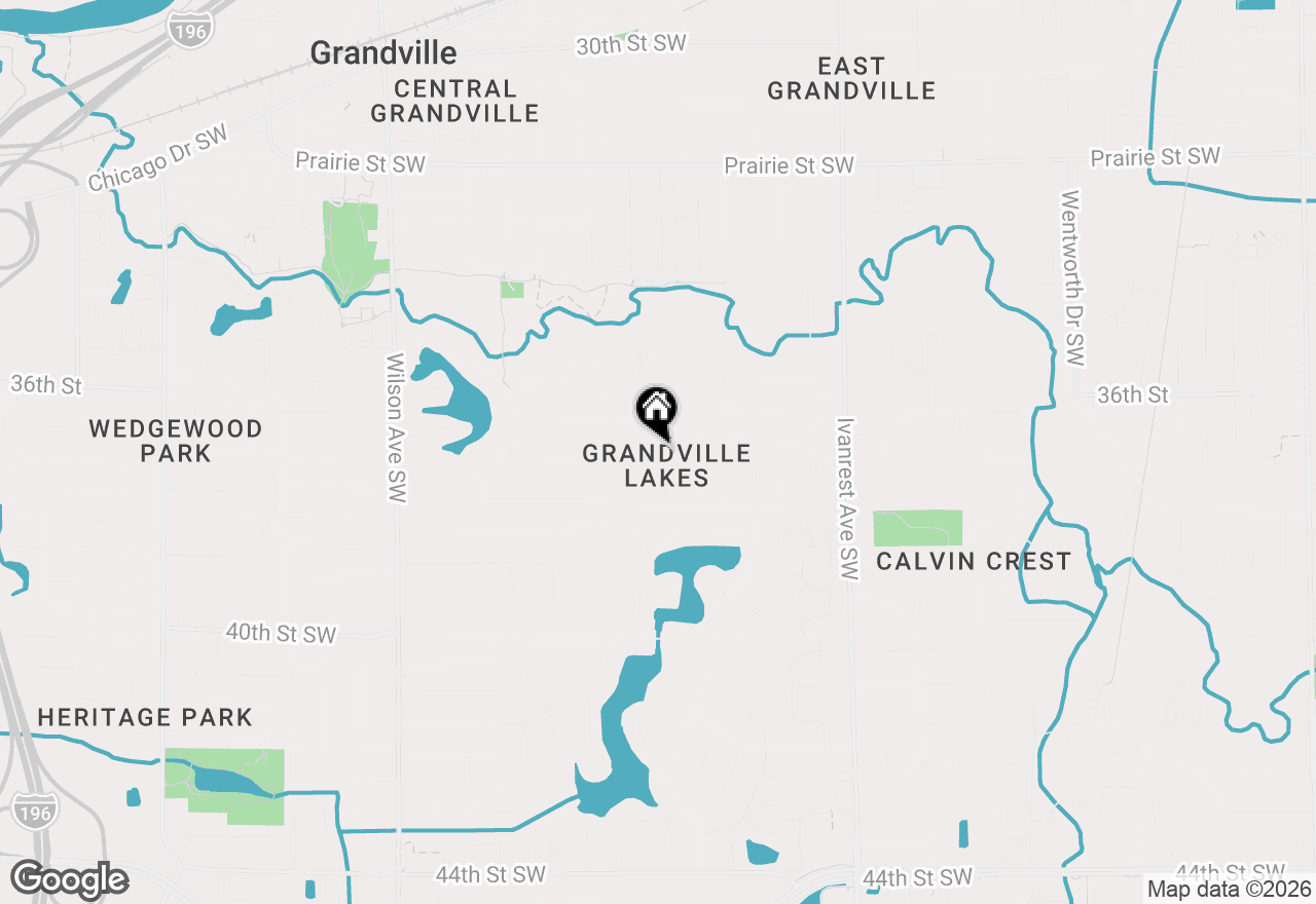 Map of 3534 Algonac Drive Sw, Grandville, MI 49418