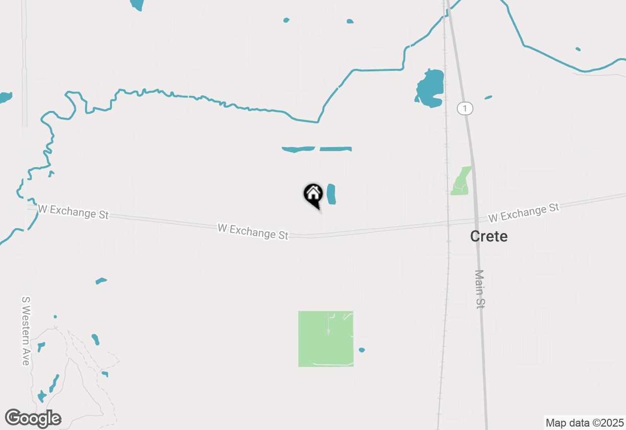 Map of 24556 S Independence Boulevard, Crete, IL 60417