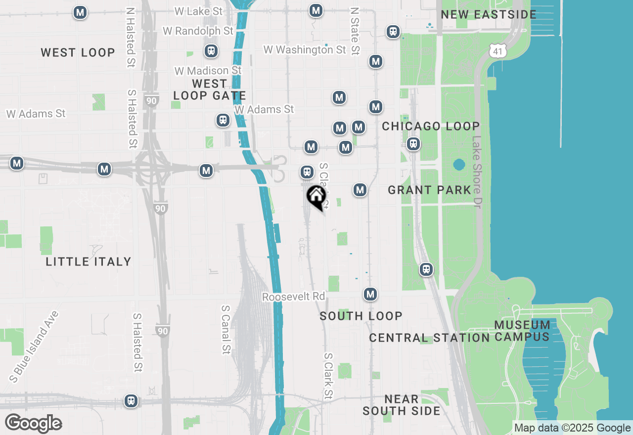 Map of 124 W Polk Street #101, Chicago, IL 60605