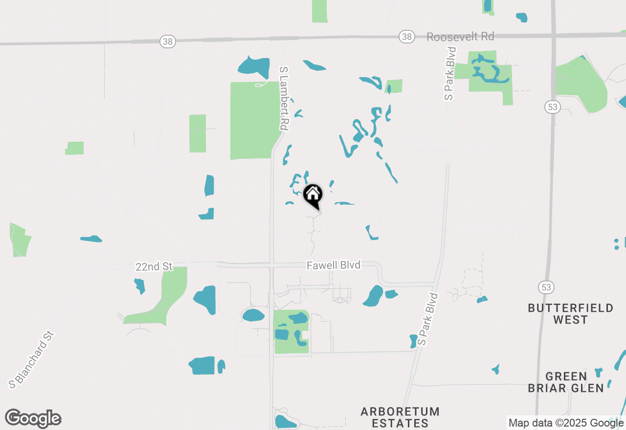 Map of 361 Sandhurst Circle #6, Glen Ellyn, IL 60137