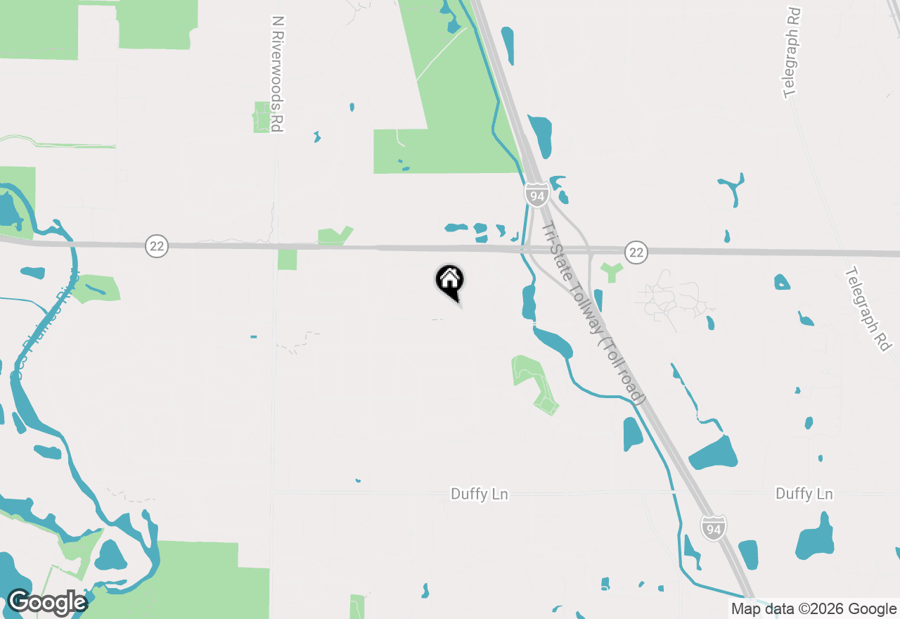 Map of 10 Court Of Fox River Valley, Lincolnshire, IL 60069