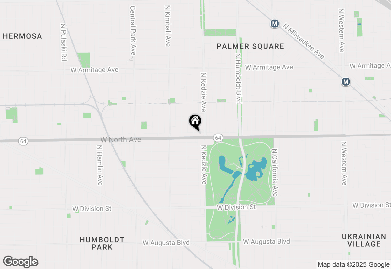 Map of 3234 W North Avenue, Chicago, IL 60647