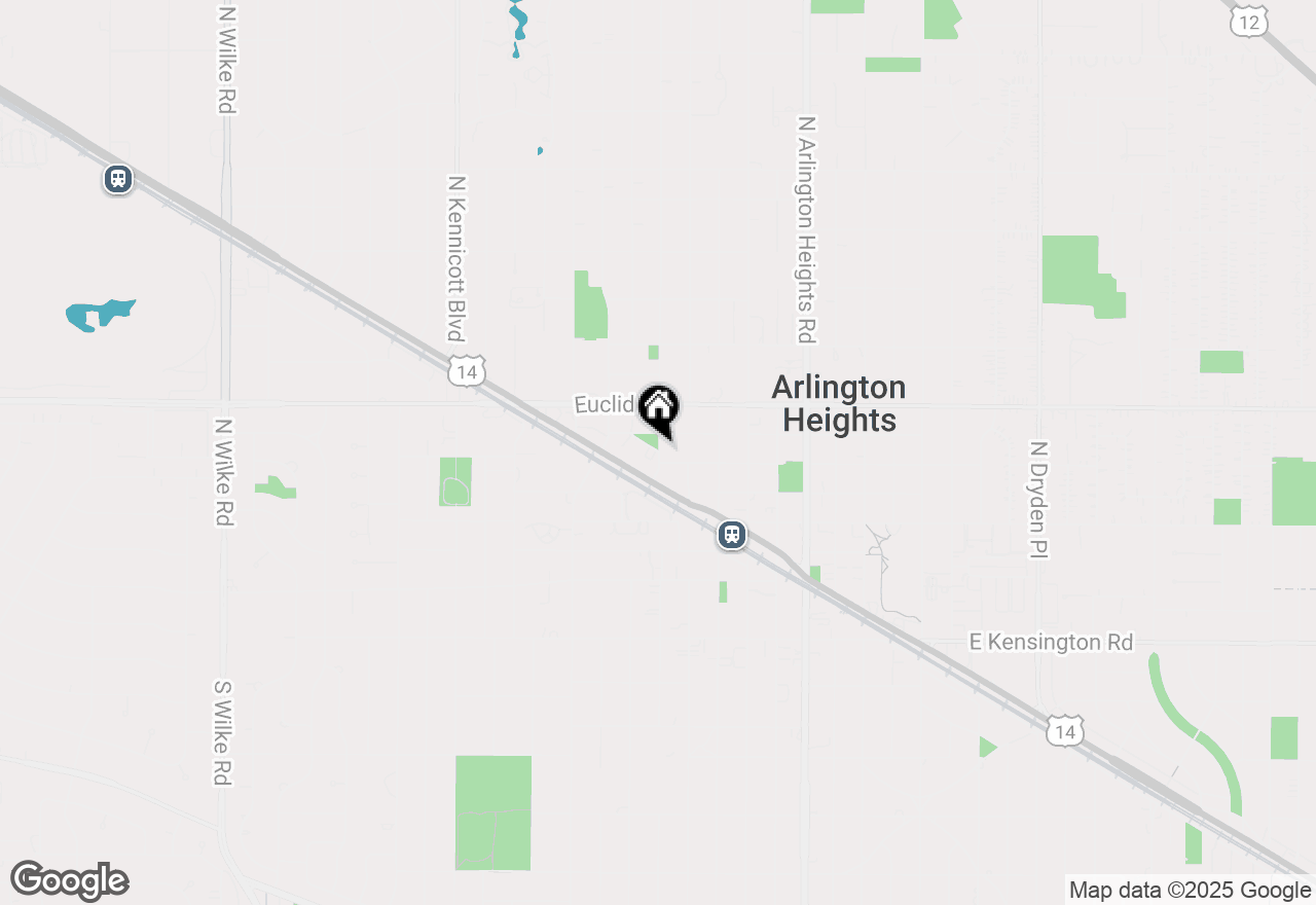 Map of 303 W Park Place #3C, Arlington Heights, IL 60004