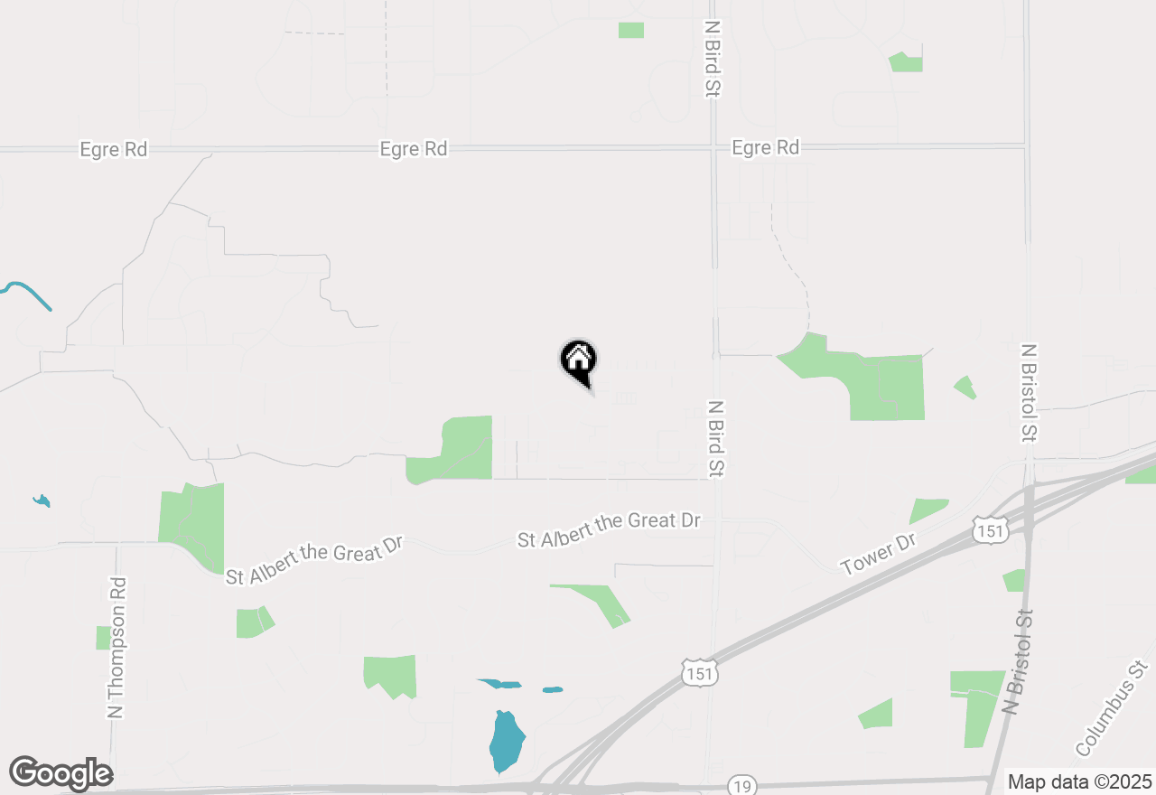 Map of 1180 Patriot Way, Sun Prairie, WI 53590