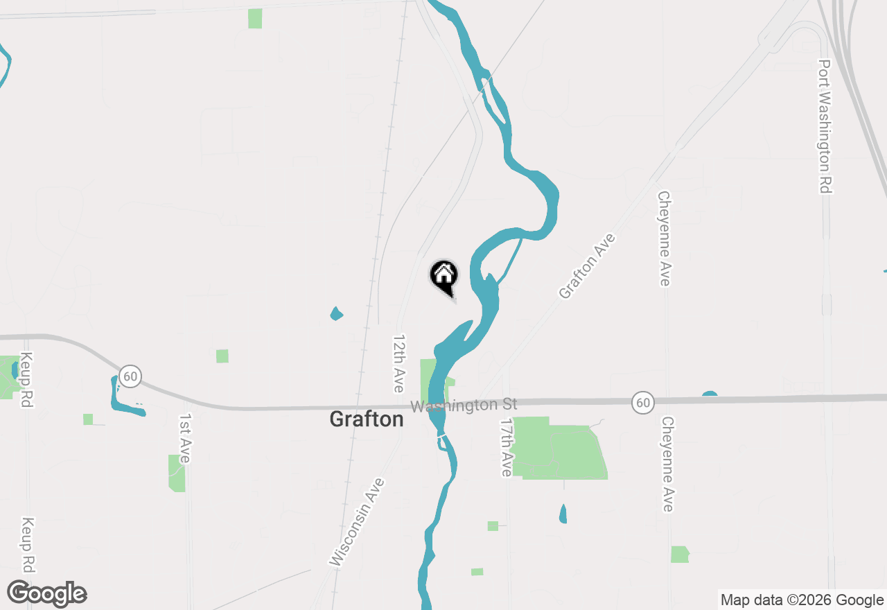 Map of 963 14th Ave, Grafton, WI 53024