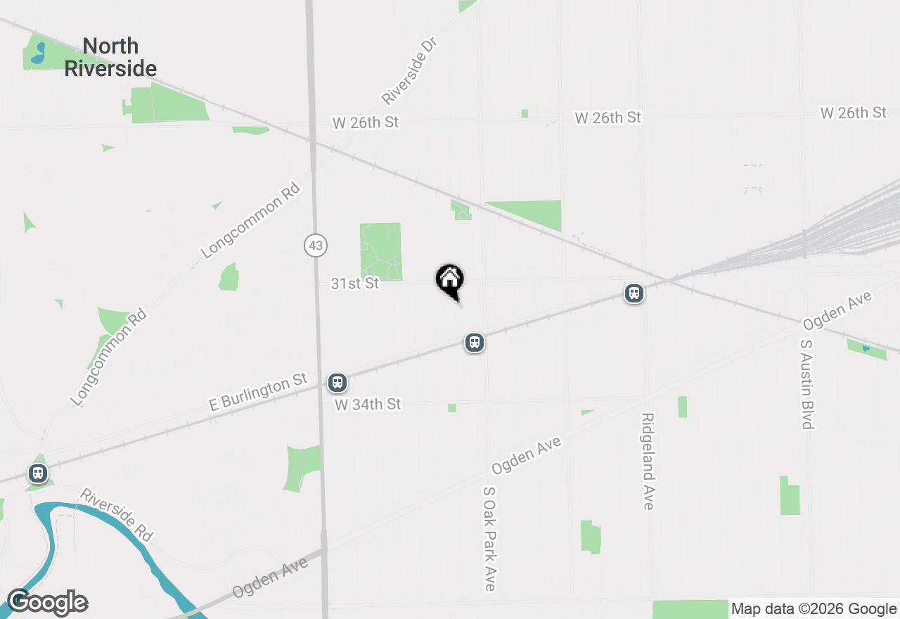 Map of 3133 Kenilworth Avenue, Berwyn, IL 60402