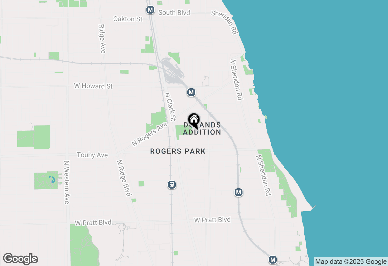 Map of 7323 N Paulina Avenue #2, Chicago, IL 60626