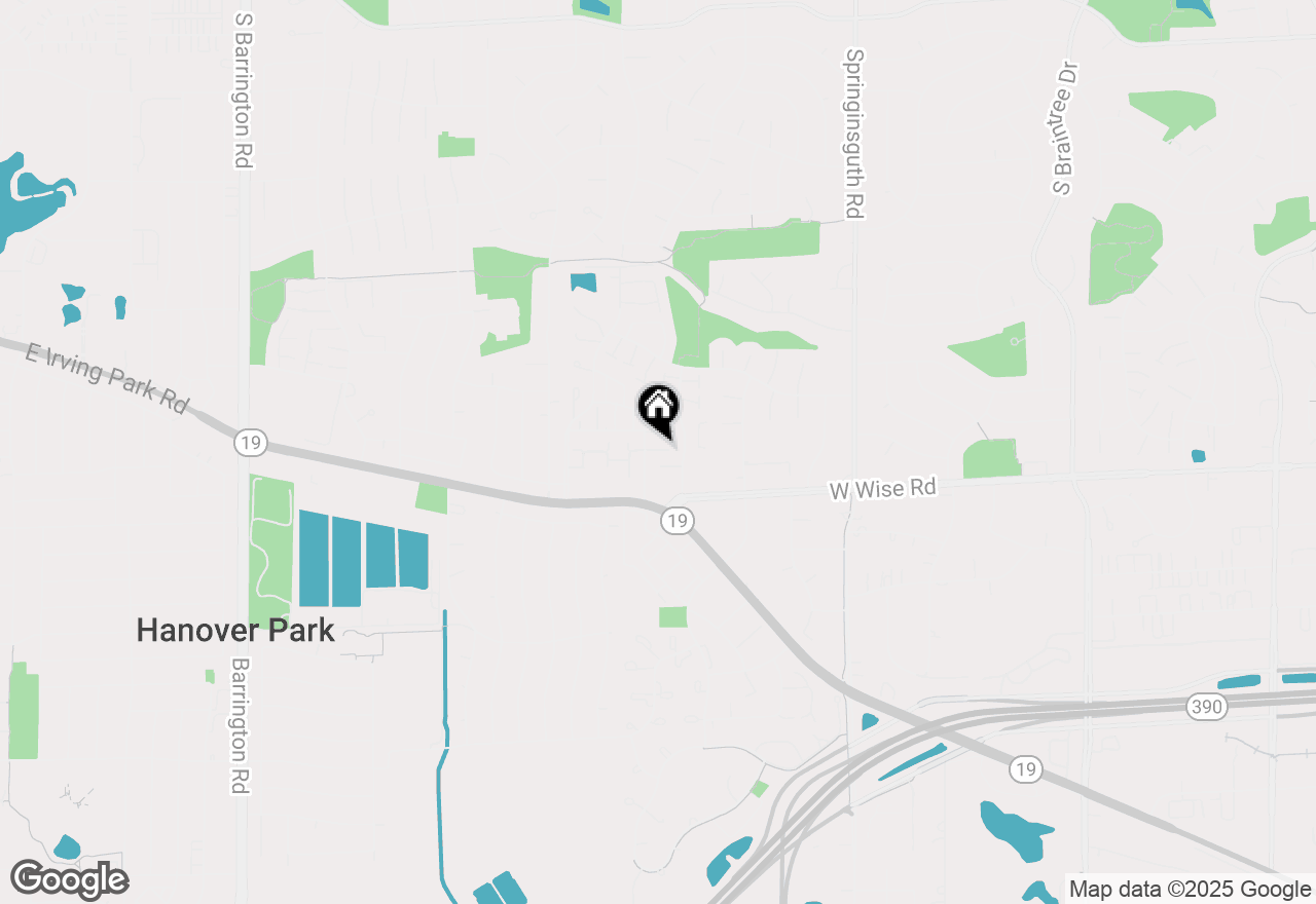 Map of 689 Wilson Street, Hanover Park, IL 60133