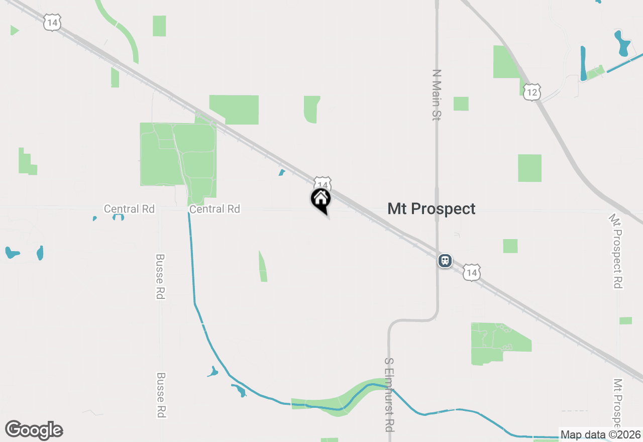Map of 715 W Central Road #C1, Mount Prospect, IL 60056