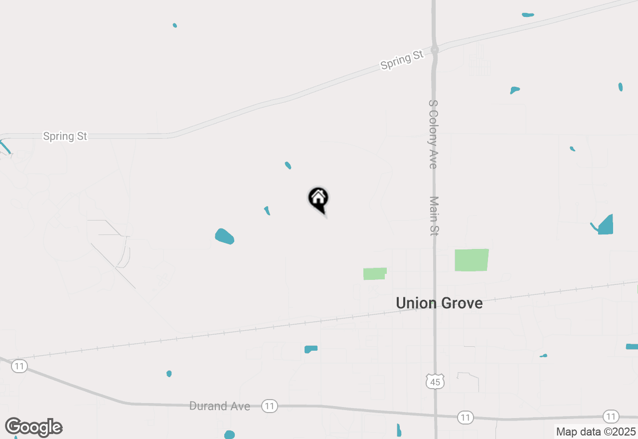 Map of 222 Hill Dr, Union Grove, WI 53182