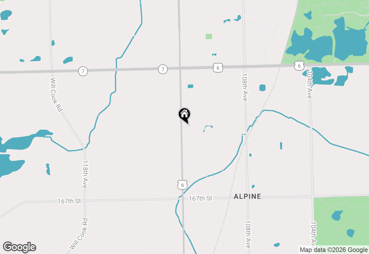 Map of 11156 Karen Drive, Orland Park, IL 60467