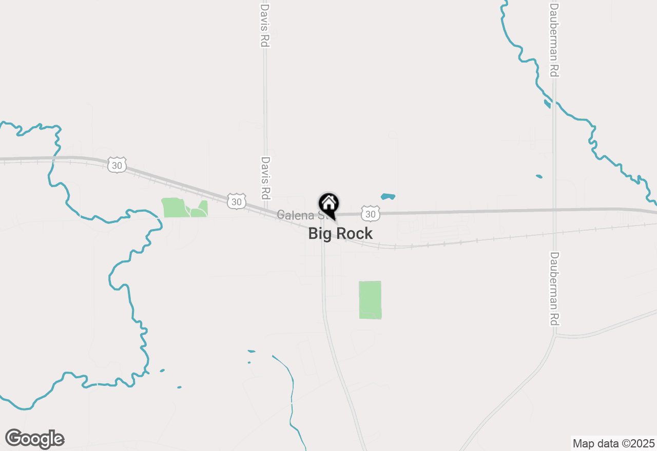 Map of 100 E 1st Street, Big Rock, IL 60511