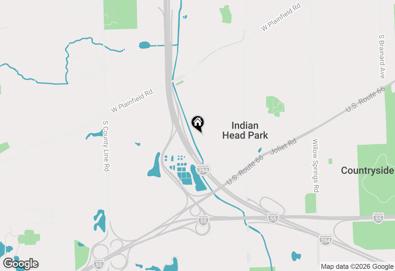 Map of 6444 Pontiac Drive, Indian Head Park, IL 60525