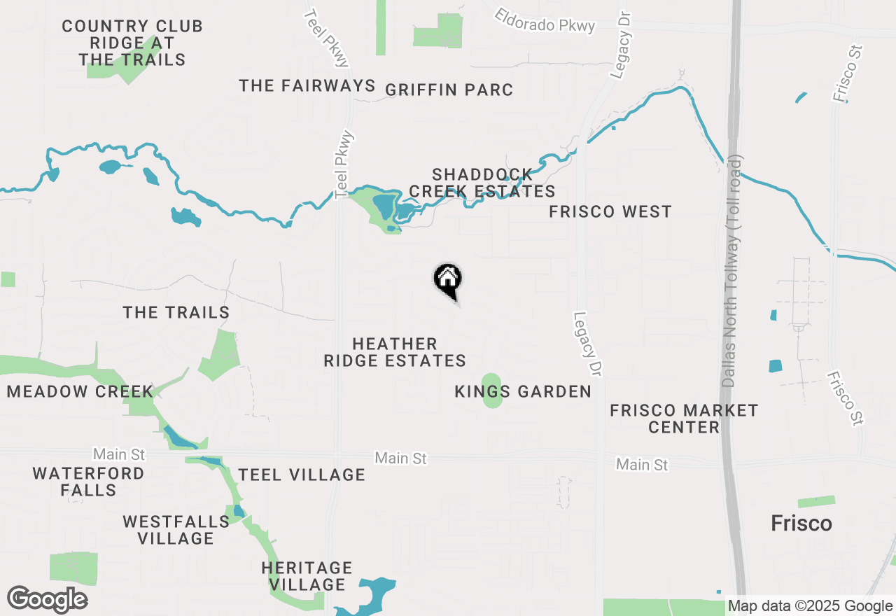 Map of 3701 Cherry Ridge Drive, Frisco, TX 75033