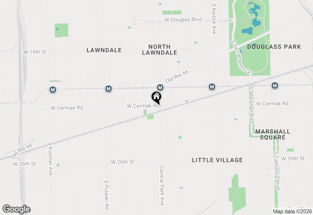 Map of 3615 W Cermak Road, Chicago, IL 60623