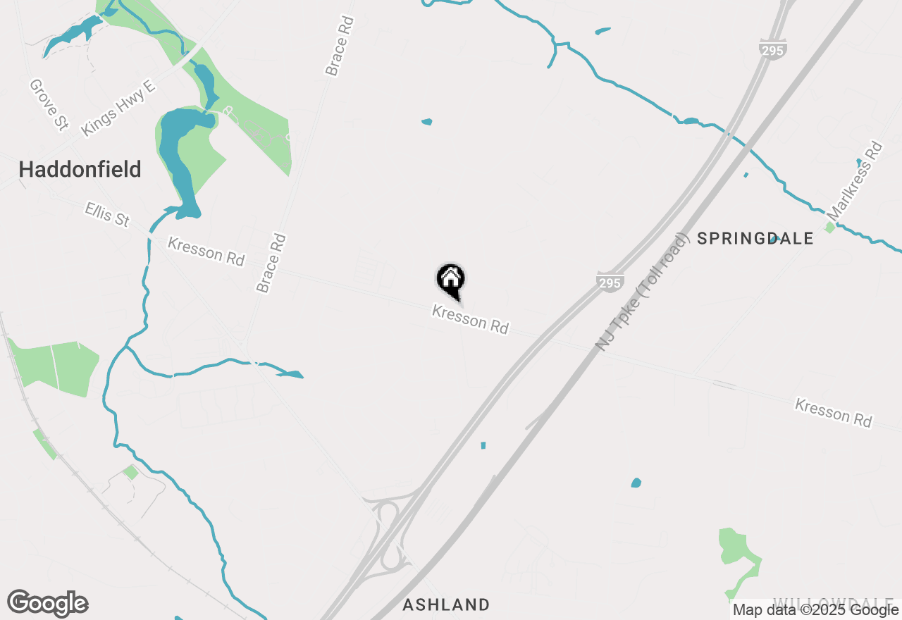 Map of 405 Kresson Road, Cherry Hill, NJ 08034