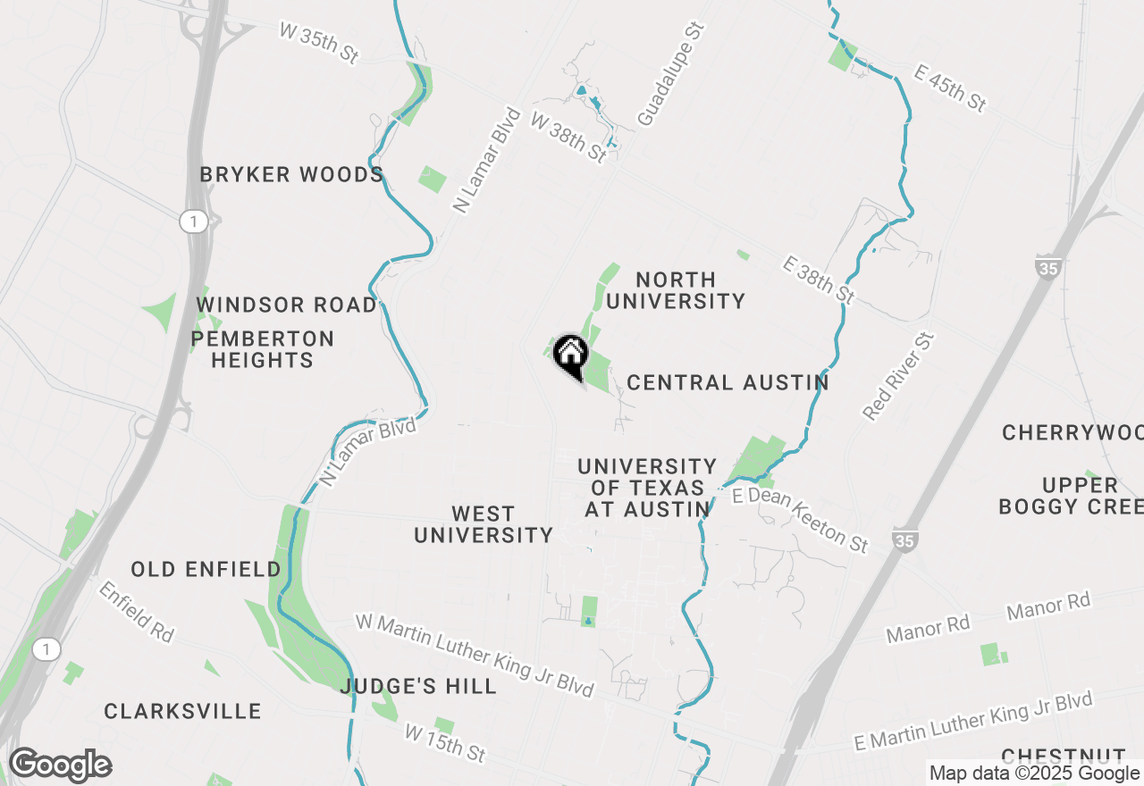 Map of 2802 Whitis Ave #102, Austin, TX 78705